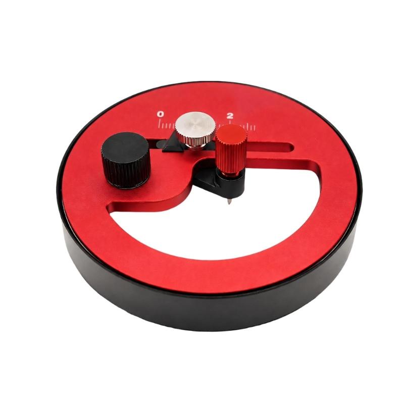 Circle Cutter Hand Tool for Photo Paper, Film Sheets, Paper Crafts and Model Making with Adjustable Guide Design