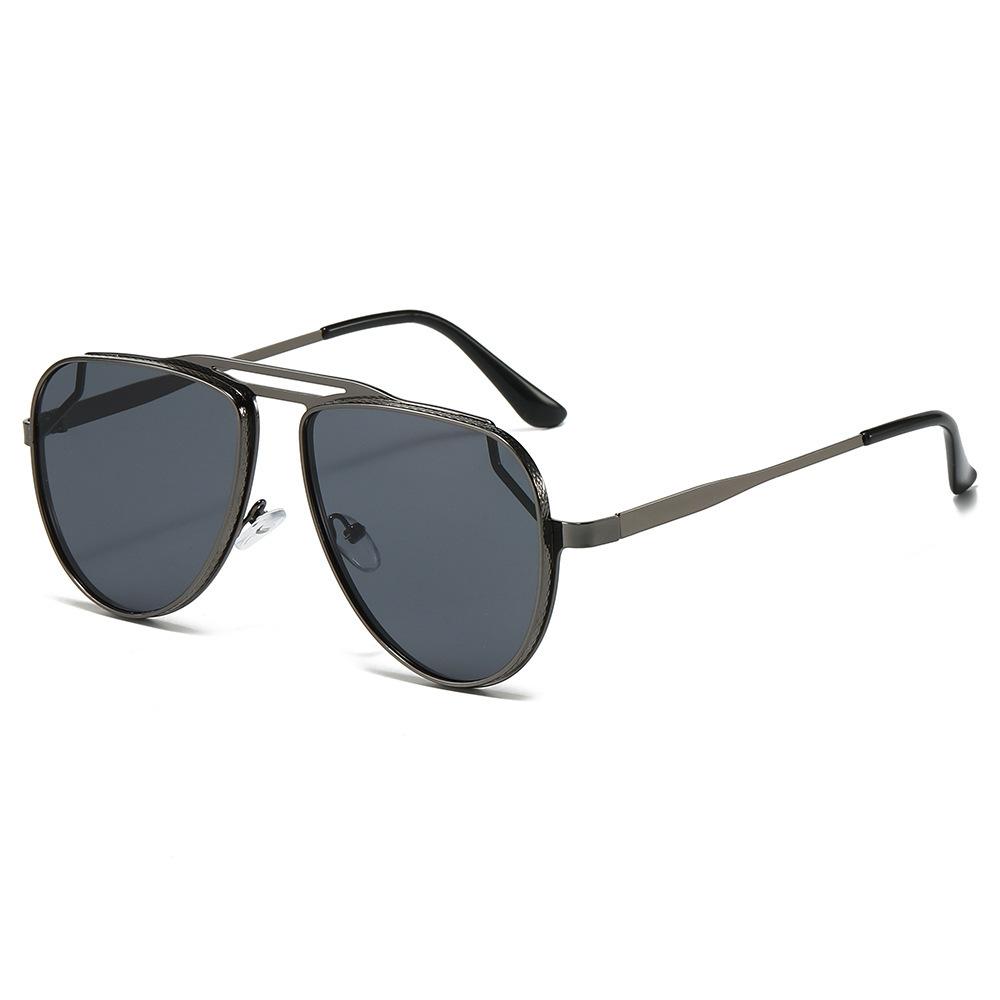New Luxury Hollow Leopard Gradient Women Sunglasses  Double Framed Mirror Frame Fashion Leisure Sports Men Sun Glasses Uv400