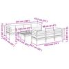8 piece Garden Sofa Set with Cushions Pressure Treated Pine Wood