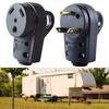 Campers 30A Receptacle Plug Male&Female Power Cord End 125V Plug Set Electrical Supplies Outlet for Caravans