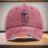 pc KPOP Girl Print Baseball Cap Cute Pink Microphone  Korean Pop Style Adjustable Dad Hat Casual Outdoor Sports Hat for Mus
