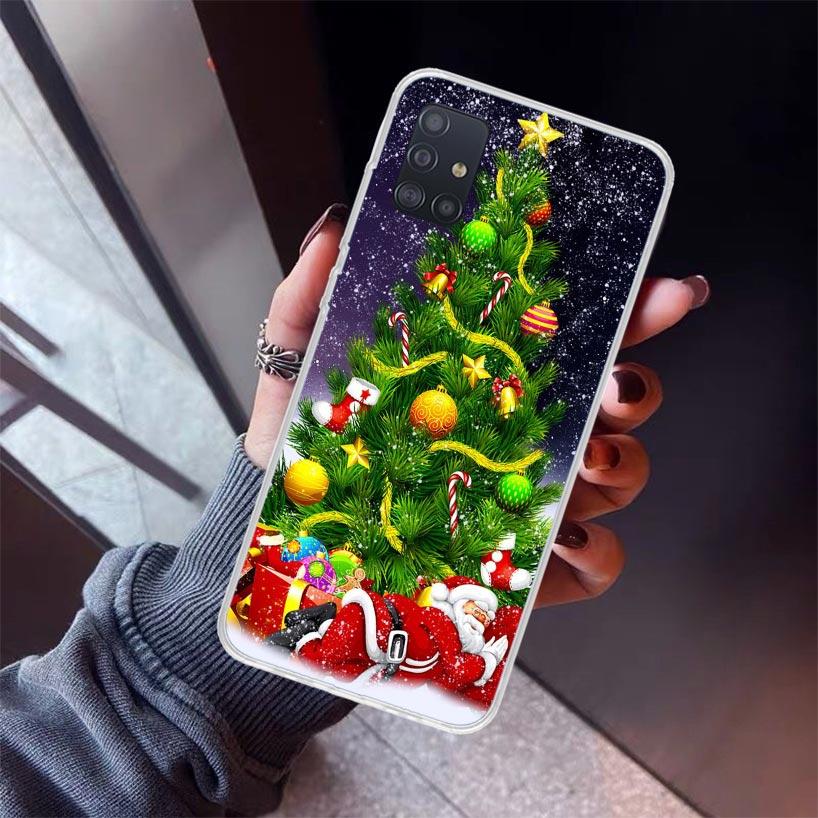 Christmas Santa Claus Present Phone Case For Samsung Galaxy A52 A51 A50S A32 A22 A12 A02S A72 A71 A31 A70 A30S Note 20 Ultra 10