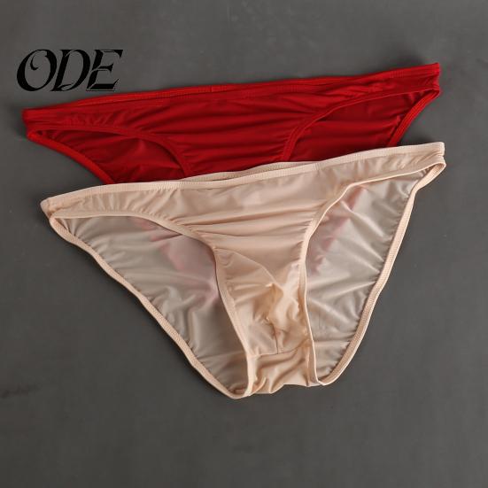 Dünne Herren Slips Sommer 3D U-konvex Niedrige Taille Maximaler Komfort Slips Einfarbige Dreidimensionale Tasche Unterwäsche Stützend