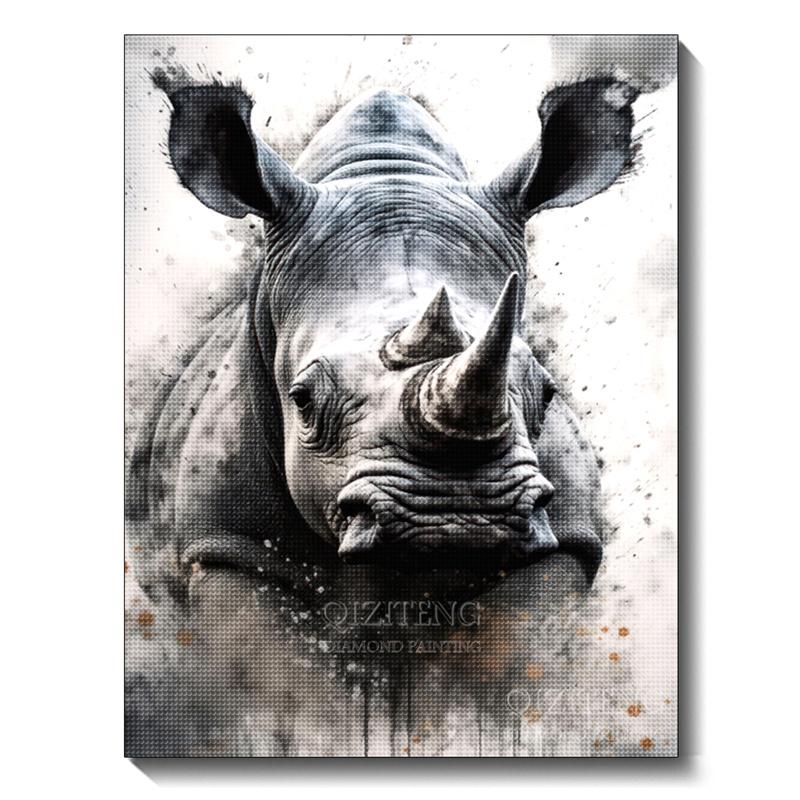 Black and White Animal Diamond Art Painting Dog 5D Full Diamond Mosaic Embroidery Cross Stitch Set Home Decoration Diy