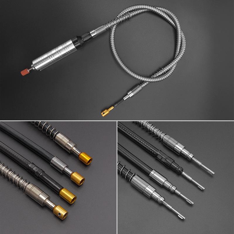 Flexible Shaft Extension for Hanging Grinder with Stainless Steel Core and Rubber Hose