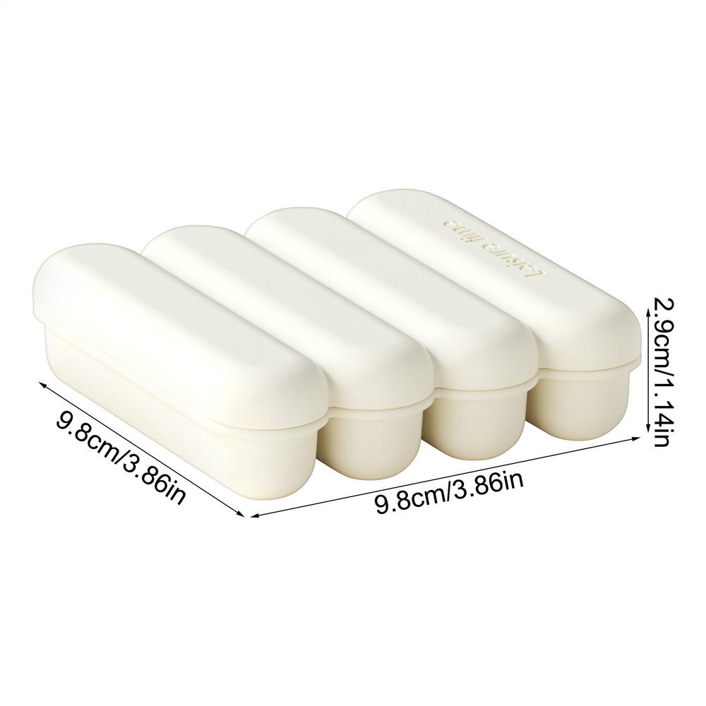 

Rectangle Ice Mold Kitchen Utensil Tool Silicone Ice Maker Tray for Whisky Cocktail Juice Water Bottle Home Pool Party білий