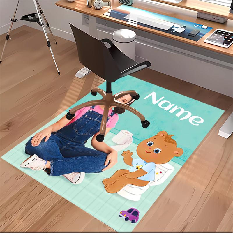 Custom personalization Ms. Rachel Print Area Rug - Soft, Washable Non-Slip Indoor Mat,Living Room,Home&Office Decorative Rug