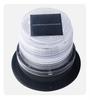 Red & Blue Flashing Solar LED Warning Light for Construction Vehicles with Magnetic Mount