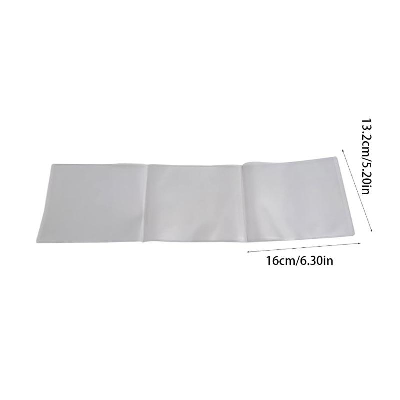 Clear Mahjong Scorecards Protectors Water Resistant Mahjong Card Holder Protective Sleeve For Game Table Organization