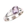 Natural Pink Amethyst Gemstone Handmade 925 Solid Silver Jewelry Ring S.9 z8K64