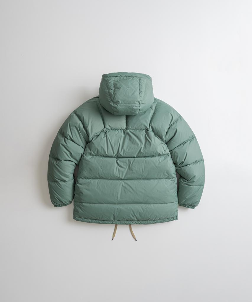 BEHEAVYER Sierra Duck Down Parka Sage Green/Tan