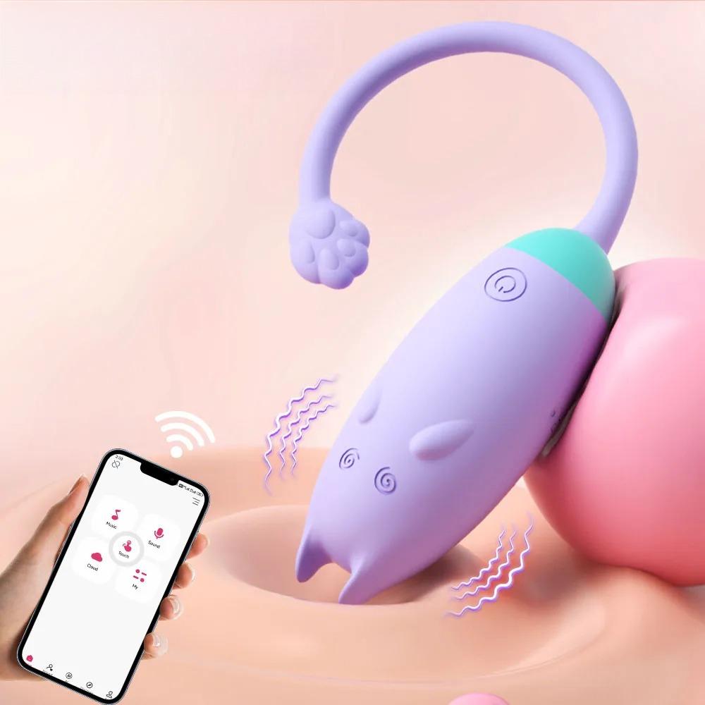 Wireless Bluetooth G Spot Vibrator for Women Dildo APP Remote Control Wear Vibrating Egg Clit Female Panties Sex Toys for Adults