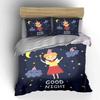 Fairy Design Starry Night Set Bedding Duvet Cover Set Duvet Cover Pillowcases (1 * Duvet Cover 2 * Pillowcases, Without Duvet Insert)