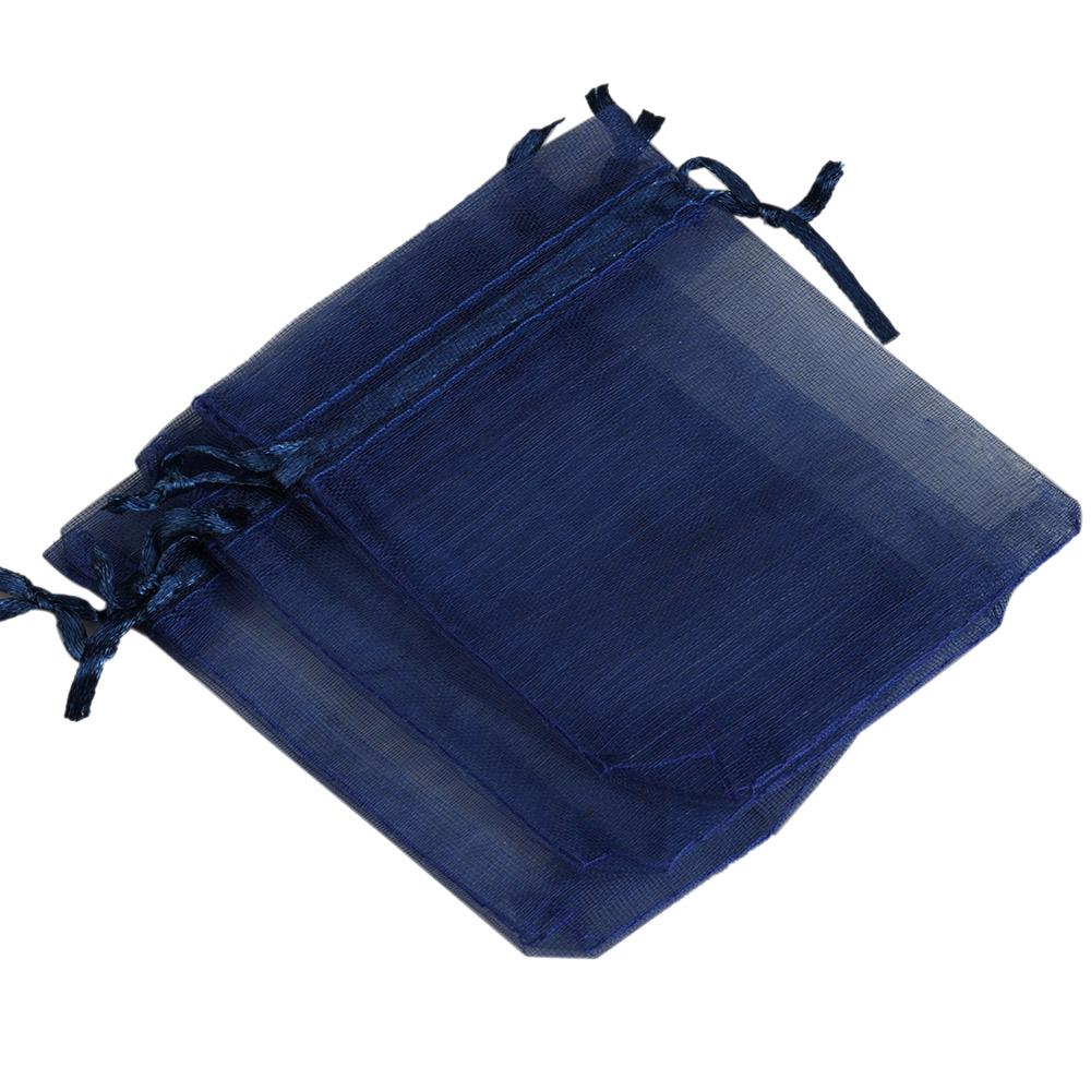 50pcs/lot Organza Gift Bag For Jewelry 24 Colors Drawstring Pouches For Wedding Christmas Candy Gift Bags Jewelry Packing
