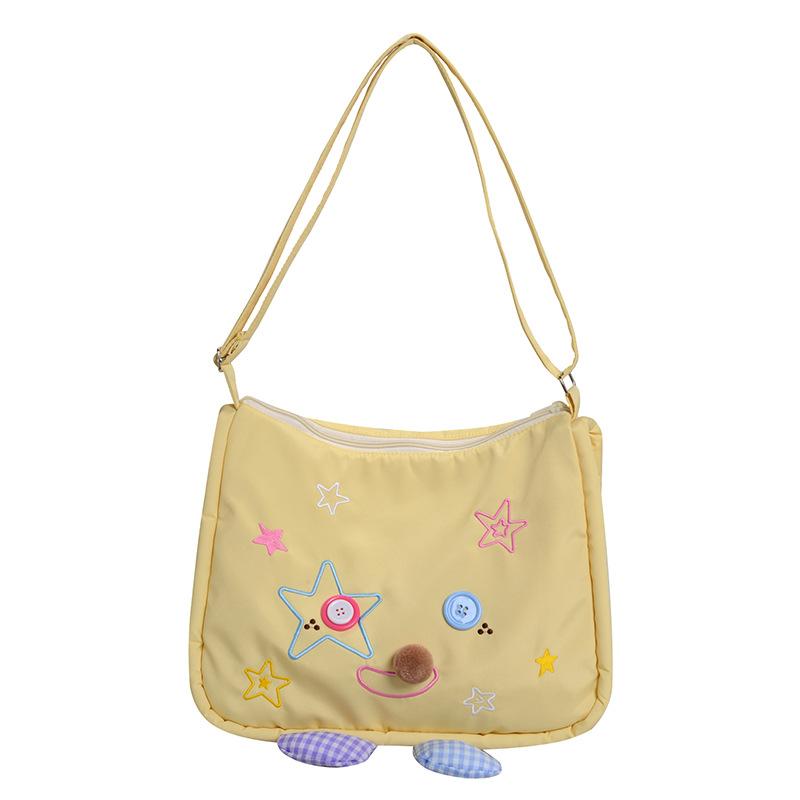 Spring Garden Smiley Crossbody Bag Niche Shoulder Bag New Cute Girl Portable Leisure Bag High Value Going Out