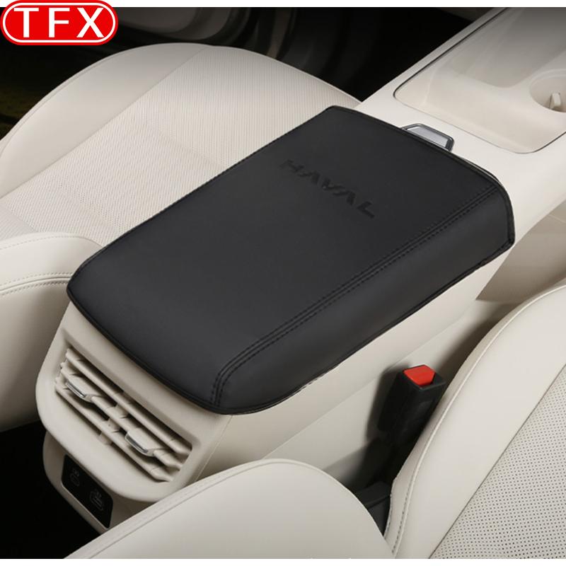 For Haval New H6 4th Gen 2025 2026 Car Styling Central Armrest Box Protective Leather Cover Anti-dirty Cover Auto Accessories