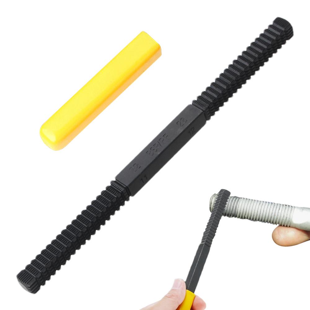 Thread Restorer File Sturdy Rustproof Carbon Steel Pitch Gauge File Multifunctional High Hardness Thread Repair Tool Restorer