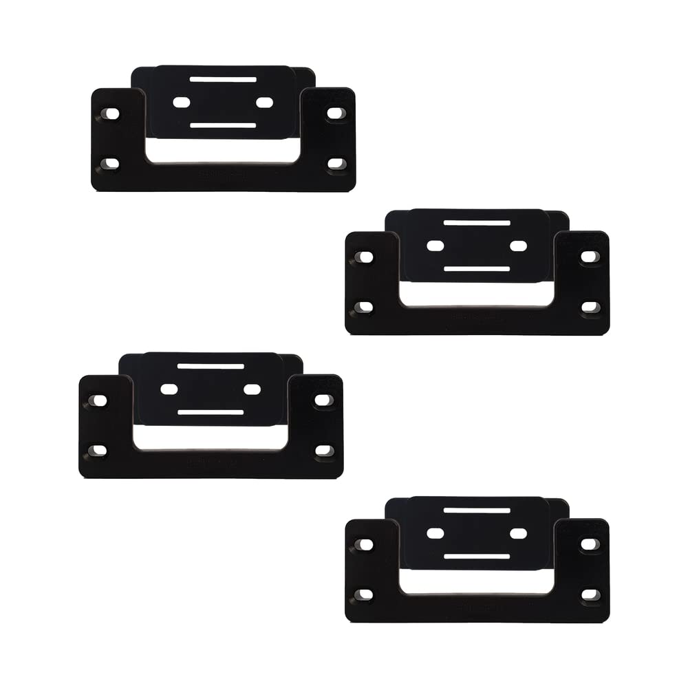 StealthMounts Cleat & Feet Mounting System (4-Pack) | Toolbox Storage System | Mounts Anywhere | Milwaukee Packout Compatible