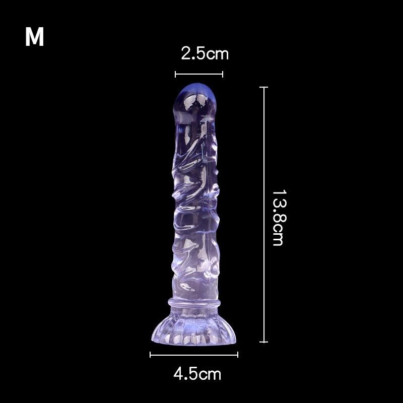 Sex Toys Textured Dildo Anal Plug Simulated Dildo Suction Cup Adult Male and Female Backyard Anal Dilator Sex Toys