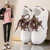 Fashion 2025 Spring New Platform Sports Shoes for Women Korean Edition Versatile Comfortable Breathable Sports Style Casual Shoes Women