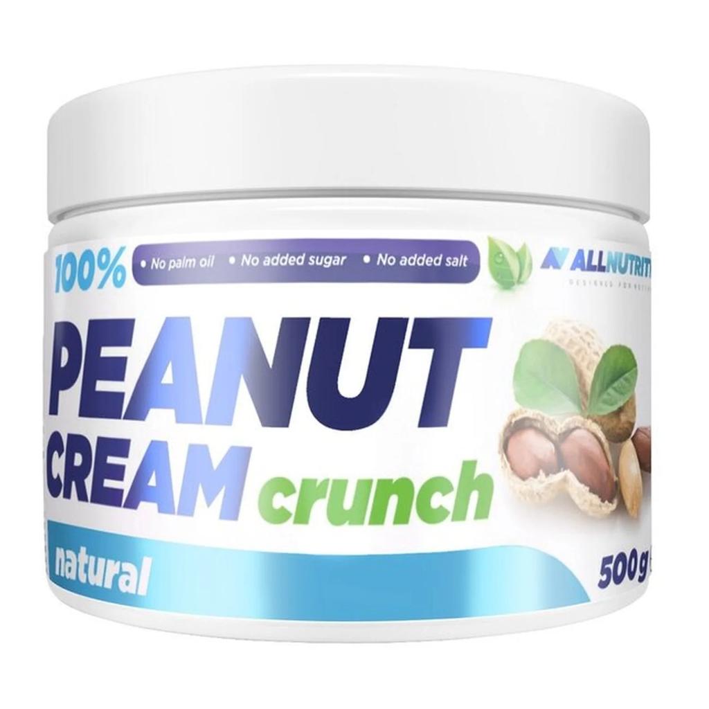 100% Peanut Cream, Crunch - 500 grams