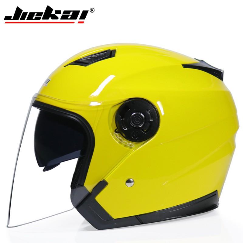 Dual Lens Motorcycle Helmet Electric Scooter Riders Unisex Adult ABS Safety Headgear With Anti-Fog Visor