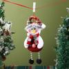 Santa Claus Merry Christmas Ornament Elk Christmas Decoration Snowman Tree Pendant  Happy New Year