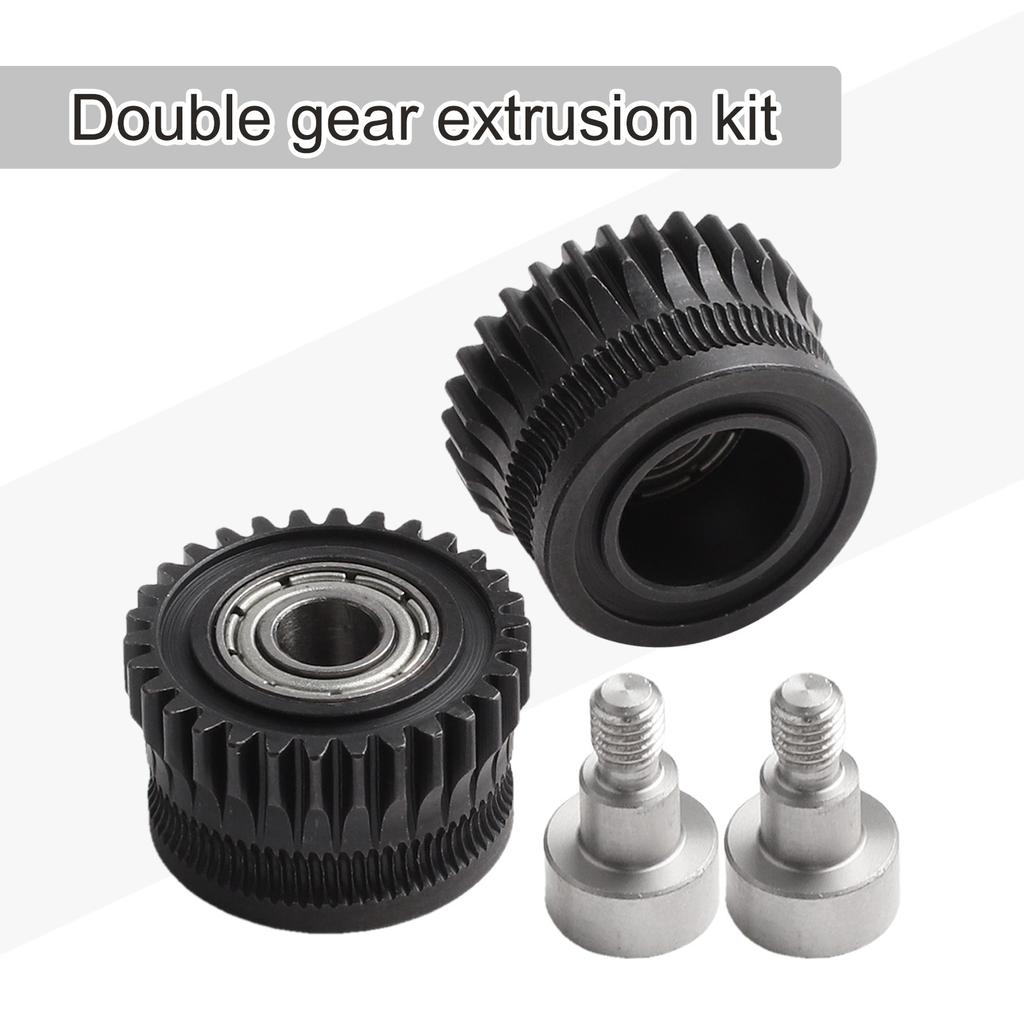 Premium Metal Drive Extruder Gear Set for K1 and Series Enhanced Design with For NANO Coated Hardened Steel Material