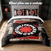 Set Biancheria da Letto Design Red Hot Chili Peppers 1 Copripiumino + 2 Federe Morbido Traspirante Biancheria da Letto per la Casa