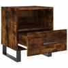 VidaXL Bedside Table Smoked Oak 40x35x47.5 Cm Engineered Wood 827494