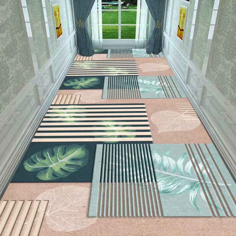 All Size Hallway Carpet Wedding Corridor Rug Stairs Carpet Home Floor Runners Rugs Hotel Entrance Aisle Floor Long Rug Bedroom