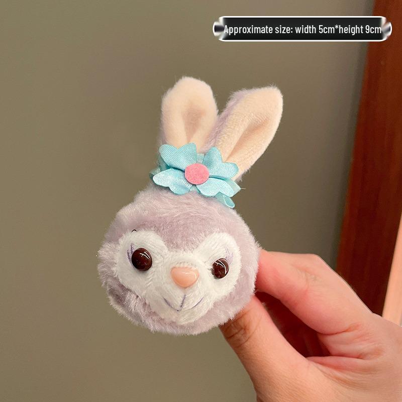 Japanese Kawaii Sunflower Panda Plush Brooch - Adorable Pin for Clothes, Bags, and Accessories.