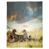 Wild Animal Cheetah Flannel Fleece Bed Blanket Bedspread Bed Cover Soft Lightweight Warm Cozy Throw Blanket Twin Queen King Size