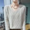 Maglione in cashmere da donna Qinghe cashmere 30% cashmere 30% visone 30% lana 10% nylon Maglione in cashmere spesso da donna autunno e inverno morbido e caldo