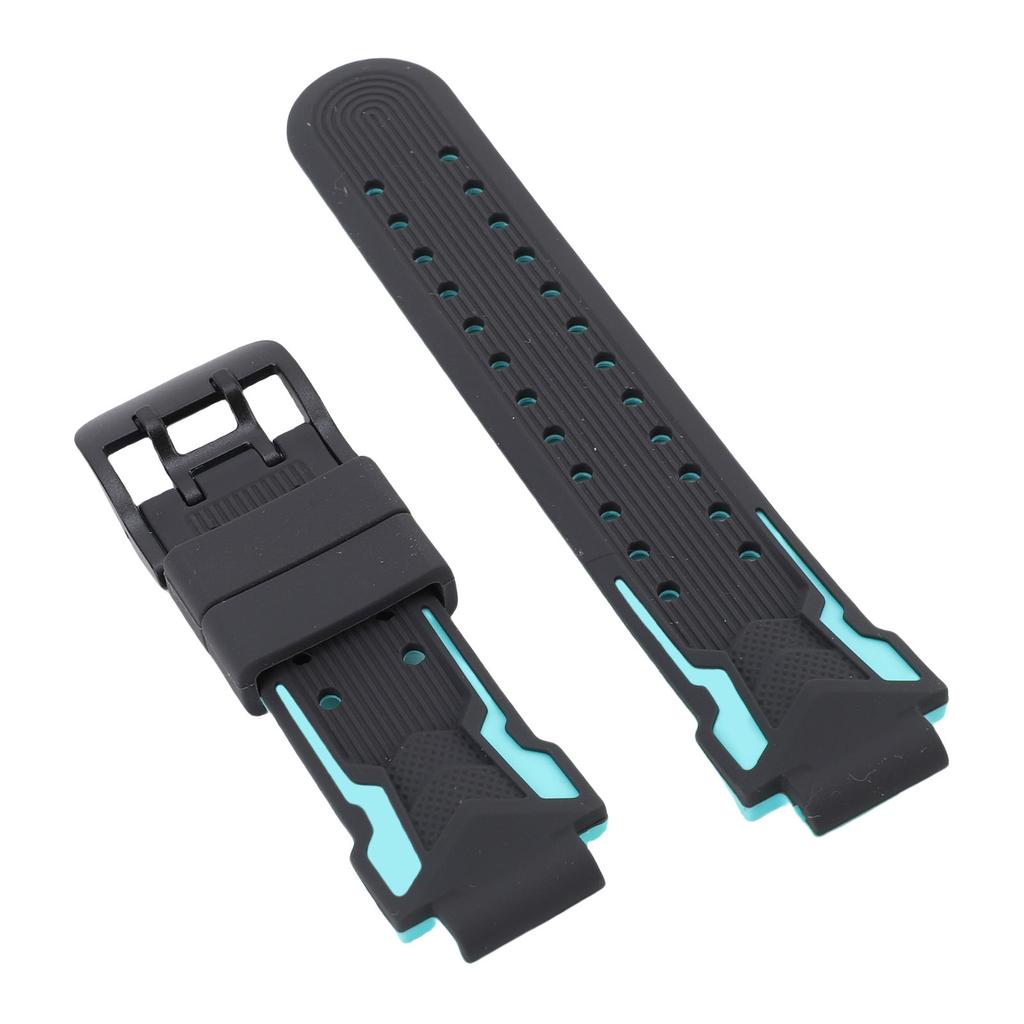 Kids Smartwatch Band Water Proof Skin Friendly Silicone Smartwatch Replacement Strap with Stainless Steel Buckle Light