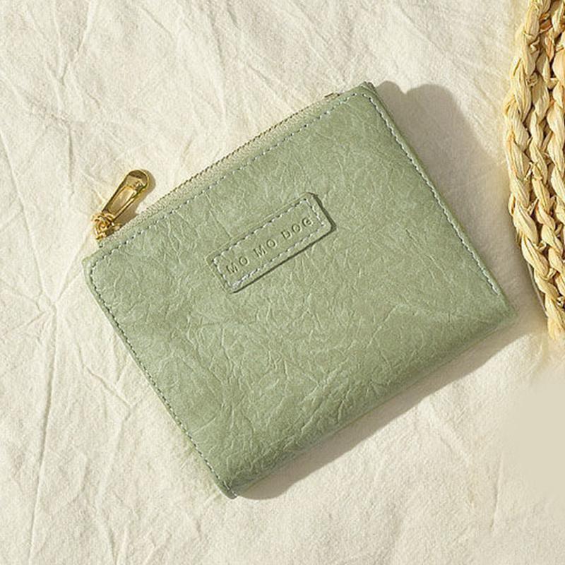 Retro Versatile Wallet For Women Girls  Multifunctional Id Holder High Quality Zipper Card Holders Simple Coin Purse