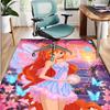 Winx Club Pattern Rug, Indoor/Outdoor Mat, for Picnic, Gameroom, Bedroom, Office, Living Room, Home Decor Carpet, Birthday Gift