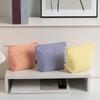 Compact Travel Makeup Bags for Women Vertical Striped Portable Cosmetic Storage