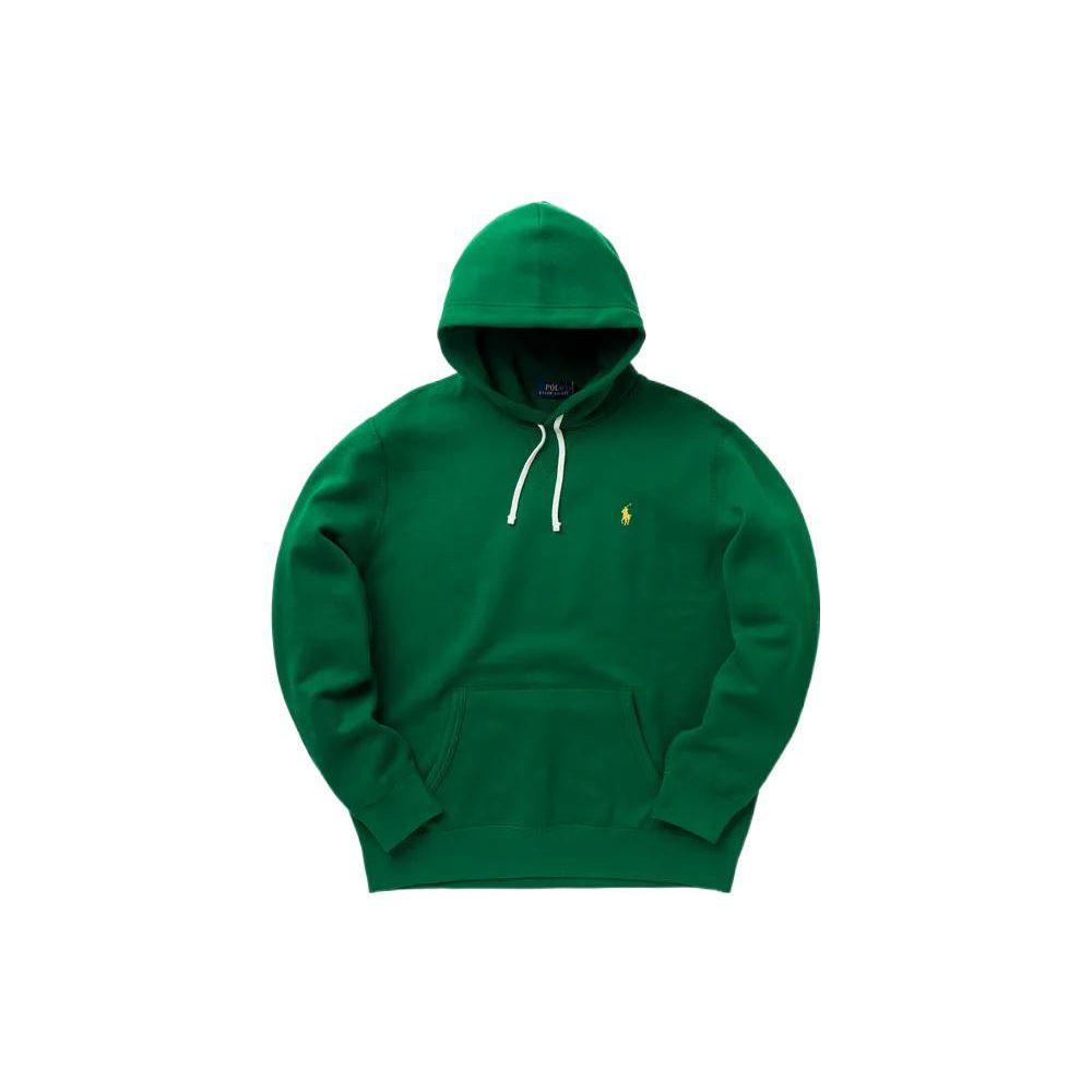 

Polo Ralph Lauren FW22 Однотонная толстовка с капюшоном свободного кроя с маленьким логотипом для мужчин, зеленая 710766778060 S