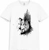 Wolfest  Wildlife Nature Pine Tree Animal Watercolor Graphic T-Shirt.