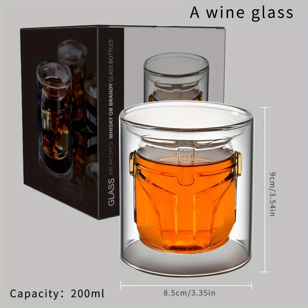 Galaxy Whiskey Decanter Bottle Wine Glass Bottle Creative Transparent Whiskey Glass Bottle Bar Sets for Party Wine Separator