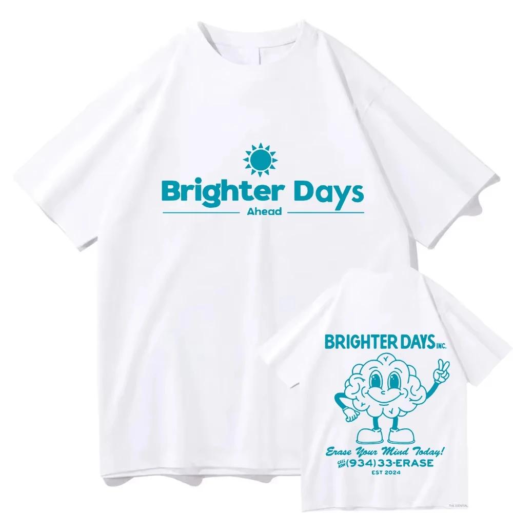 Ariana Grande Brighter Days Ahead Grafikdruck T-Shirts Herren Damen Vintage Hochwertige Baumwoll-T-Shirts Mode Lässige T-Shirt Tops