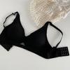 Solid Color Comfortable Zero-Constraint Non-Gaping Women's Underwear Thin Push-Up Wire-Free Bra