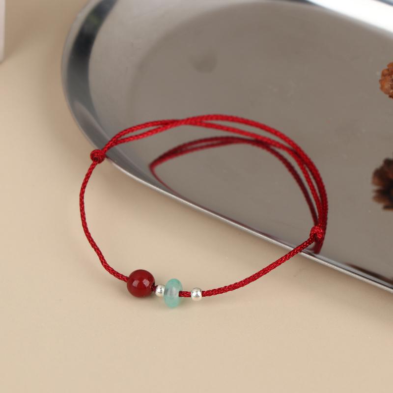 1/2 Stück Handgeflochtene Glücksbändchen Armbänder für Damen Glück Reichtum Armband Paar Freundschaft Schmuck Geschenke