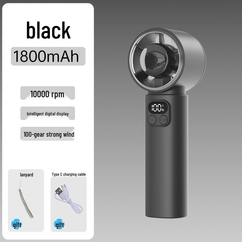 Foldable Handheld Fan with Semiconductor Refrigeration, Long Battery Life, High Speed, and Compact Design