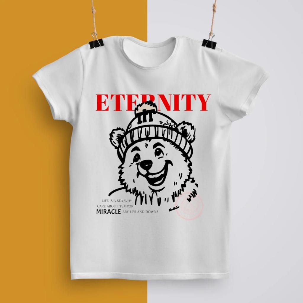 Женская футболка Eternity Graphic Streetwear ВеснаЛето Модная2025 Быстрая доставка