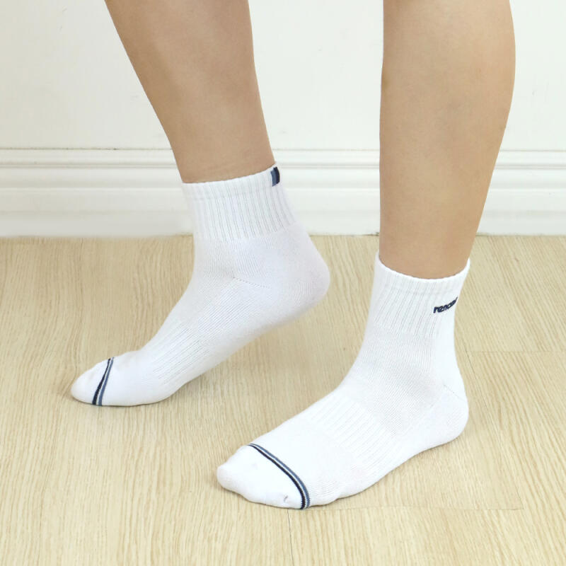 RENOMA Men's Sports Two-Line Short Socks (3 Pairs)