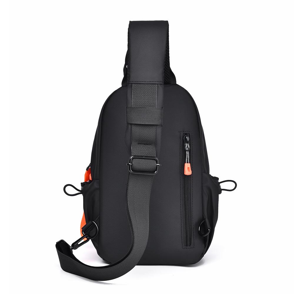 Korean version trendy fashion breast bag outdoor sports large capacity small backpack versatile lightweight shoulder messenger bag