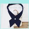 Student Graduation Cross Neck Bow Tie Accessory For Academic Attire
