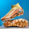Large Size High Top Football Shoes Youth Students Outdoor Sports AG Spikes Professional Game Training Football Shoes